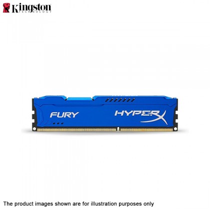 Kingston HyperX Fury 8GB 1866MHz DDR3 DIMM - BLUE